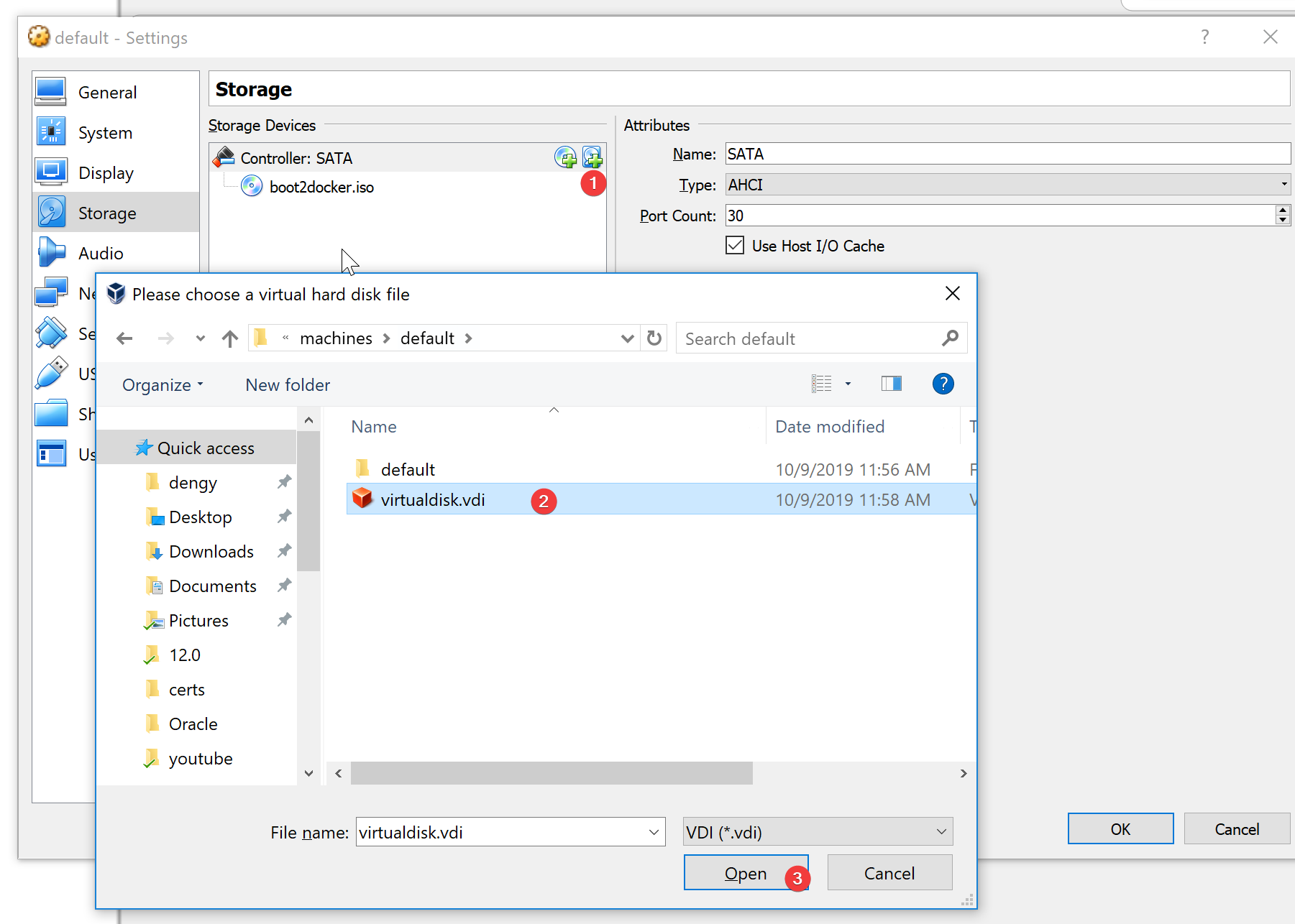 virtualbox increase disk size vdmk linux